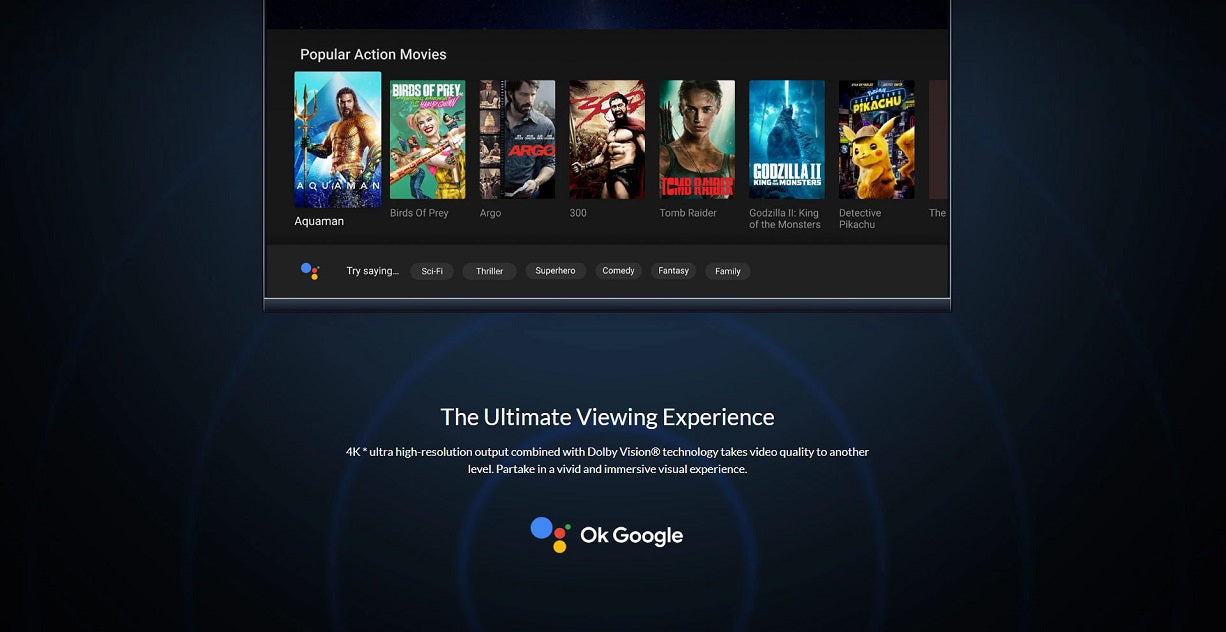 Mi TV Stick “Stream Anywhere” with 2 GB RAM & 16 GB ROM — plug, play, and enjoy.