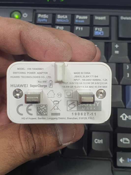 ⚡ Huawei Official Super Fast Charger with 5A Type-C Cable – Ultra Power Fast Charging Adapter