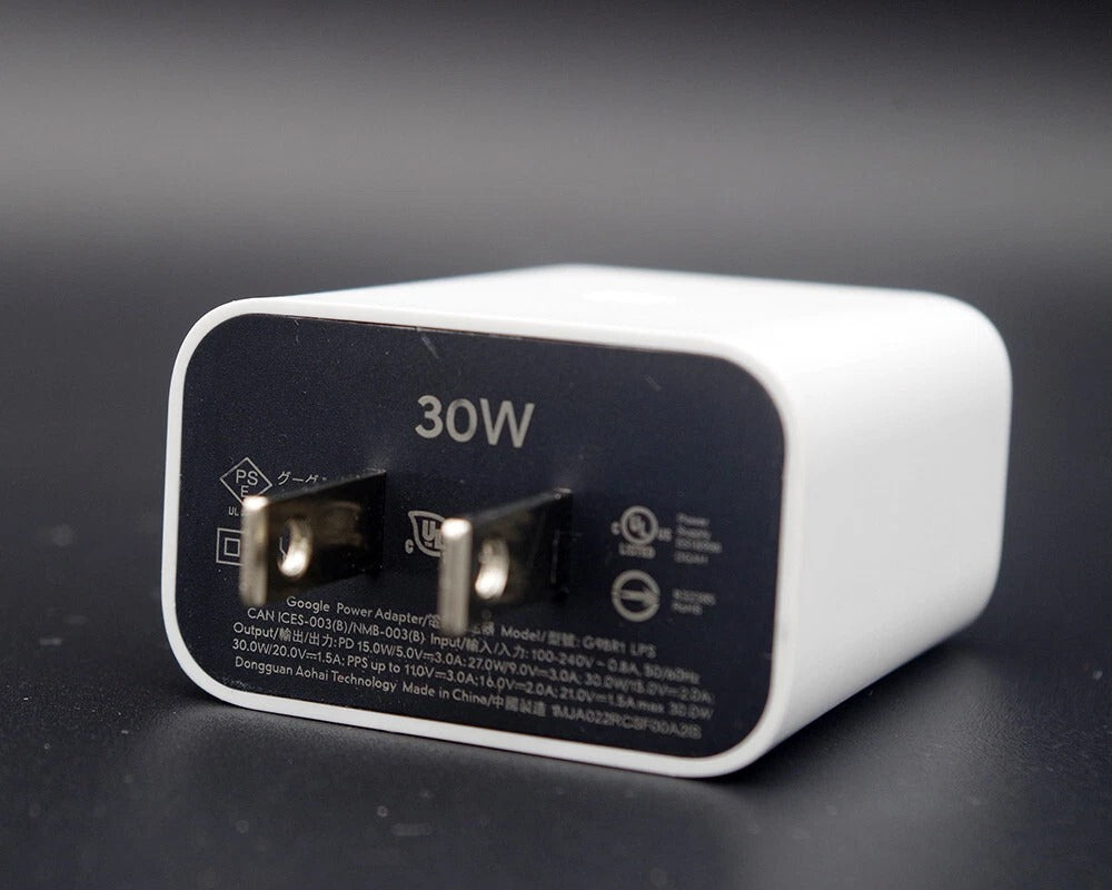 ⚡ Google Pixel 30W Original Fast Charger with Type-C Cable – Official USB-C Power Delivery Adapter